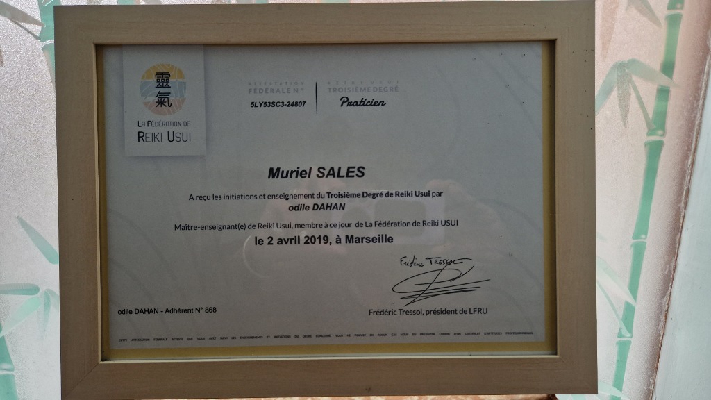 photo diplome MURIEL SALES