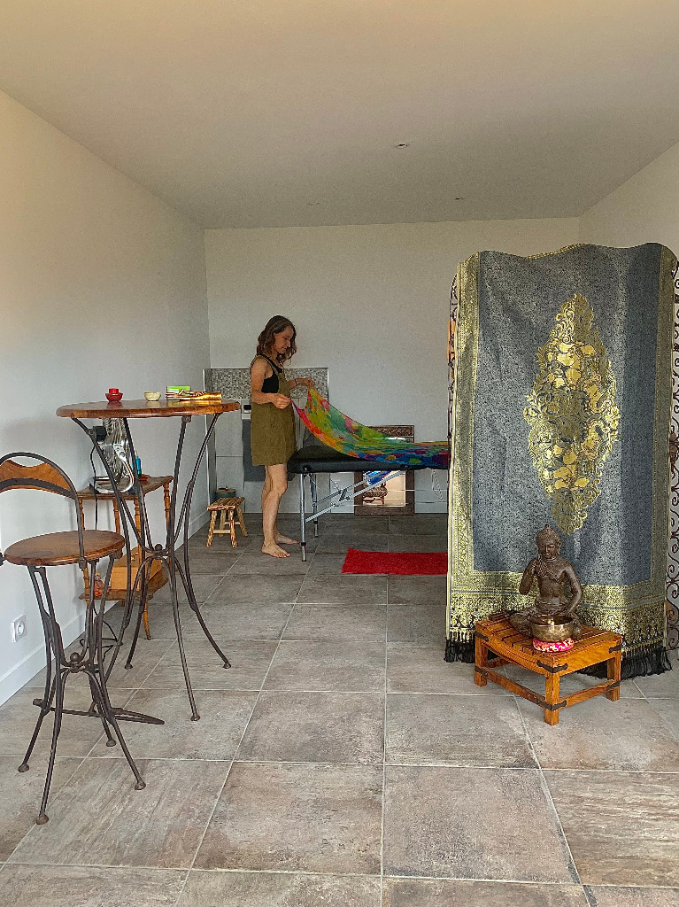 photo activite Sylvie réflexologie massages fleurs de Bach