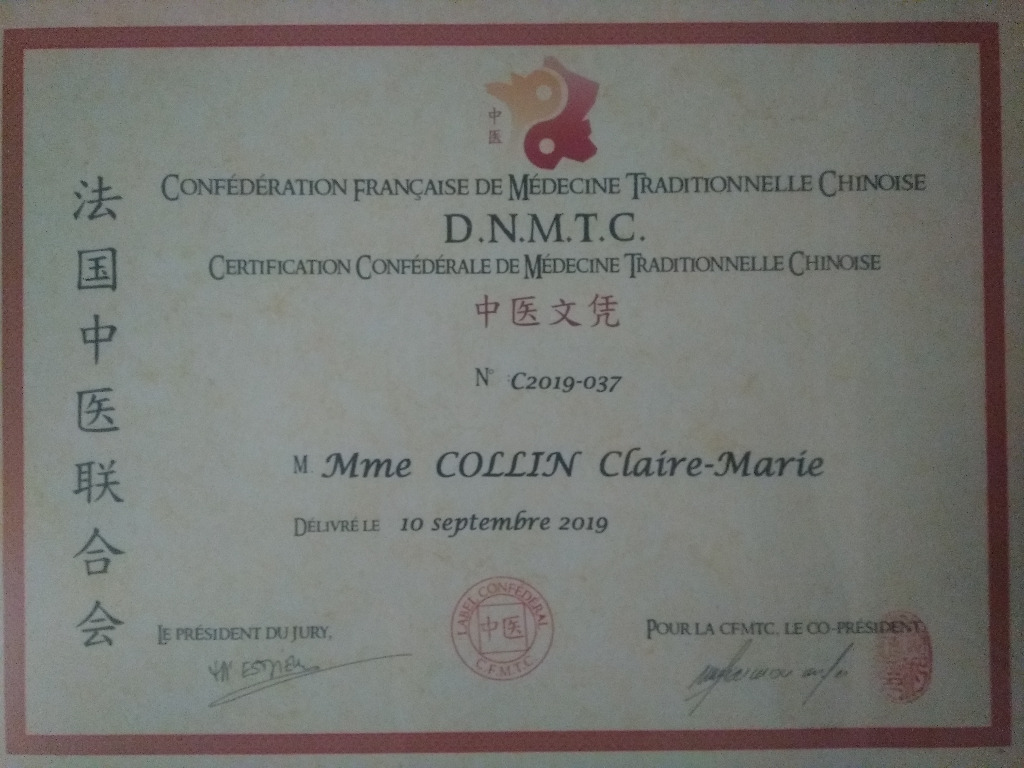 photo diplome Claire-Marie Collin