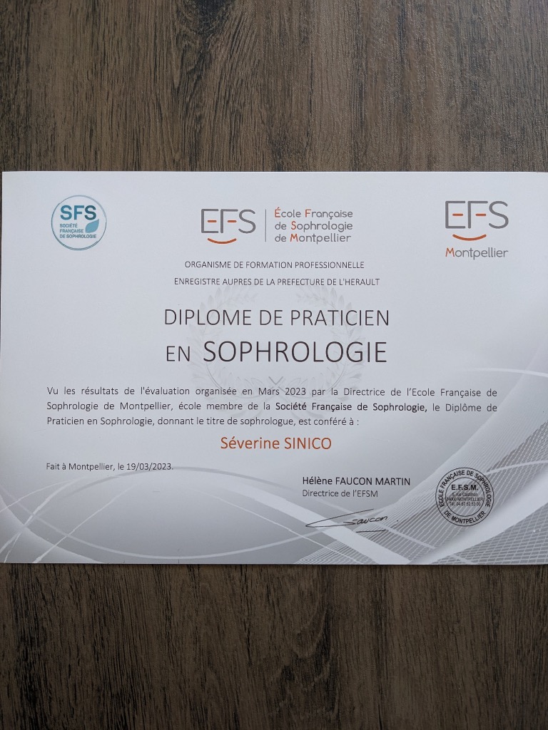 photo diplome Séverine SINICO