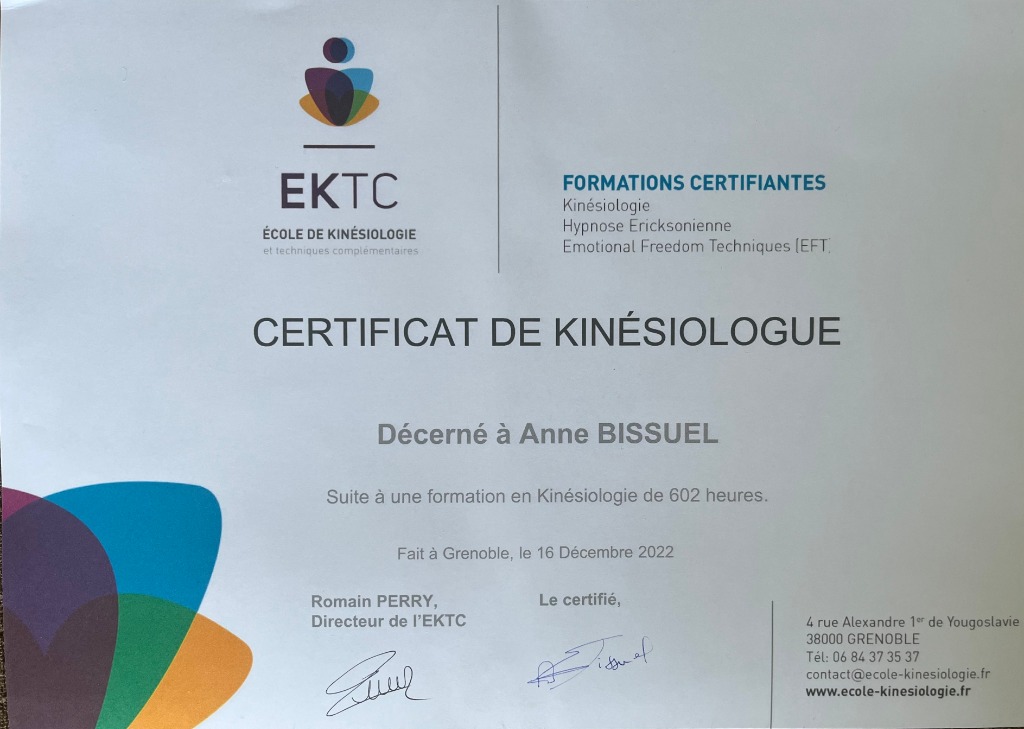 photo diplome Anne BISSUEL