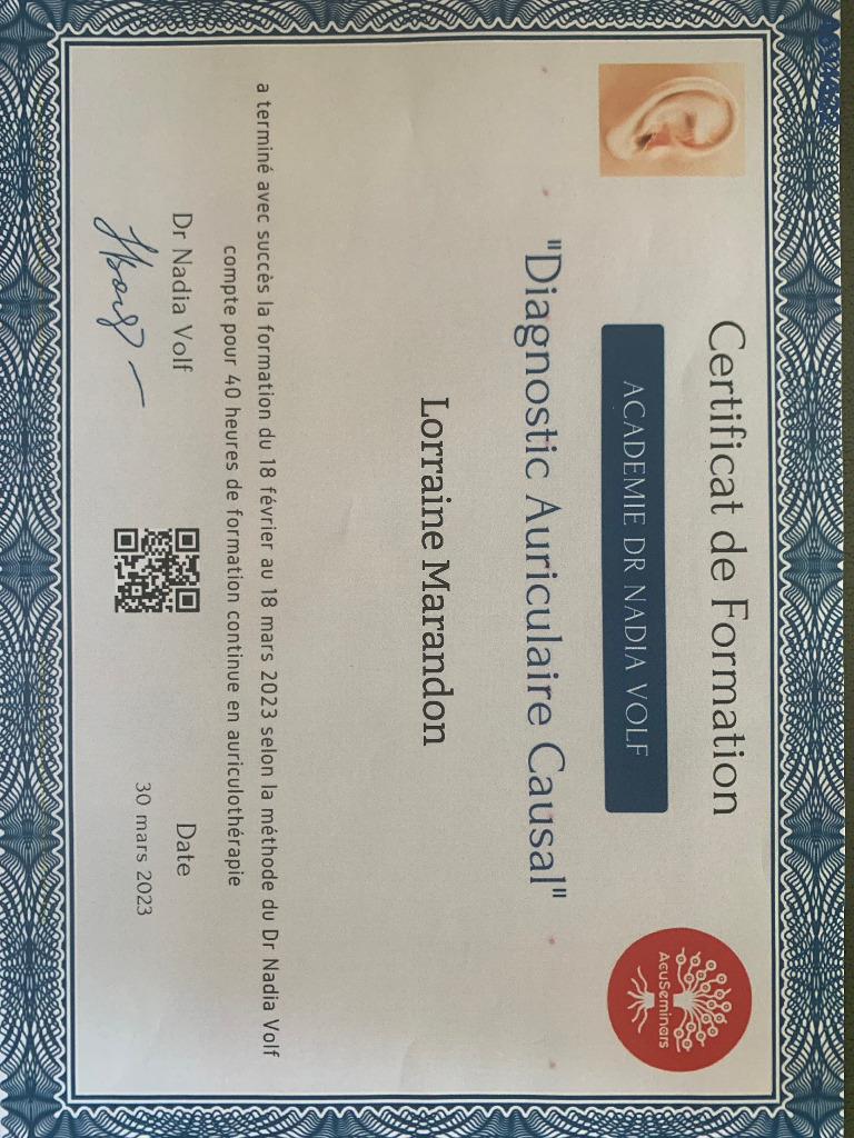 photo diplome Lorraine Marandon