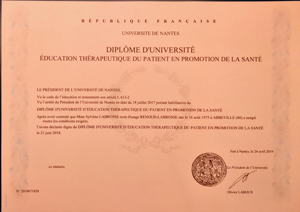 photo diplome Labo Corps Accord - Sylvène Renoud