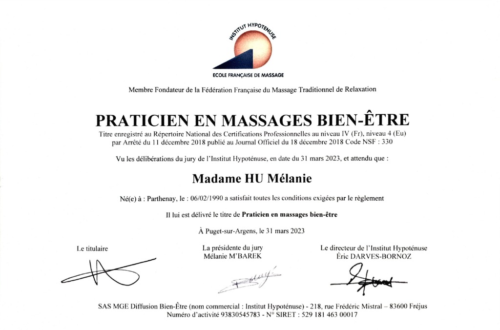 photo cabinet Mélanie HU - TERRAMASSAGE