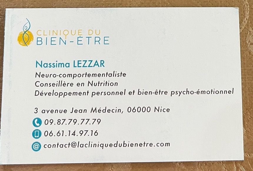 photo diplome La clinique du bien-être 