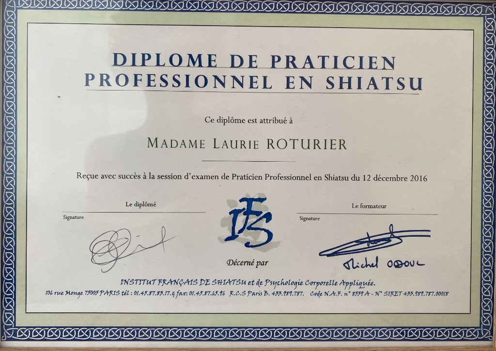 photo diplome Laurie ROTURIER