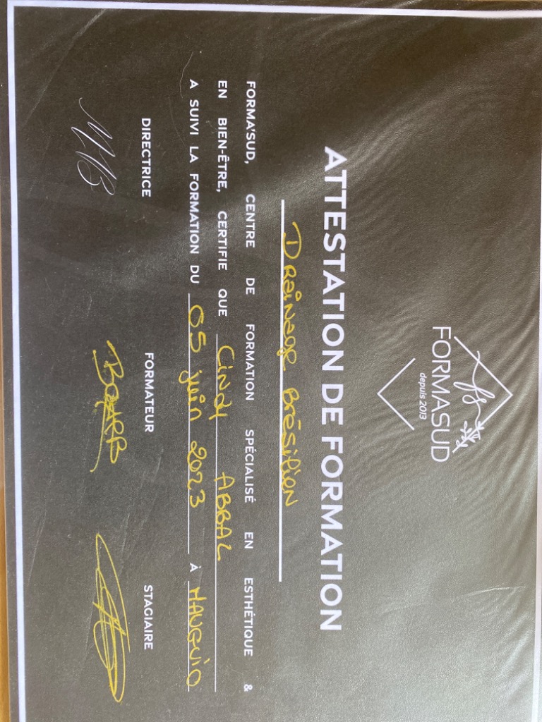 photo diplome LIMPASS ZEN