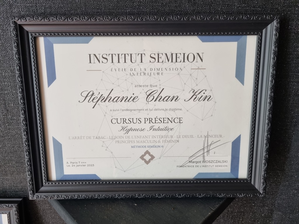 photo diplome Stéphanie CHAN KIN