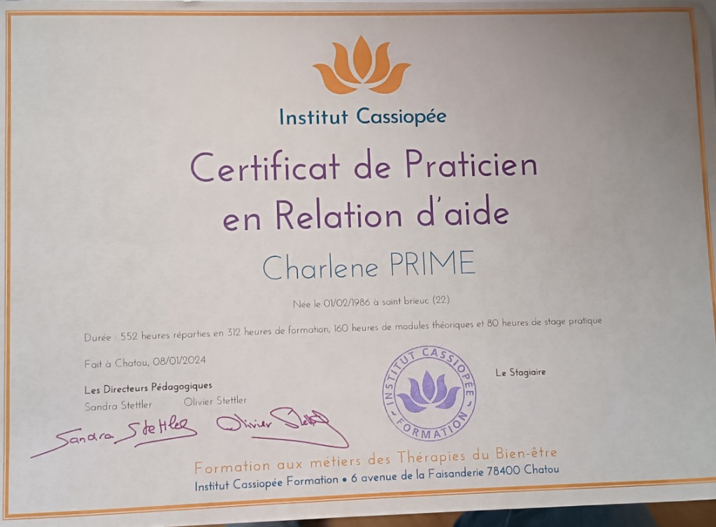 photo diplome Charlène Prime