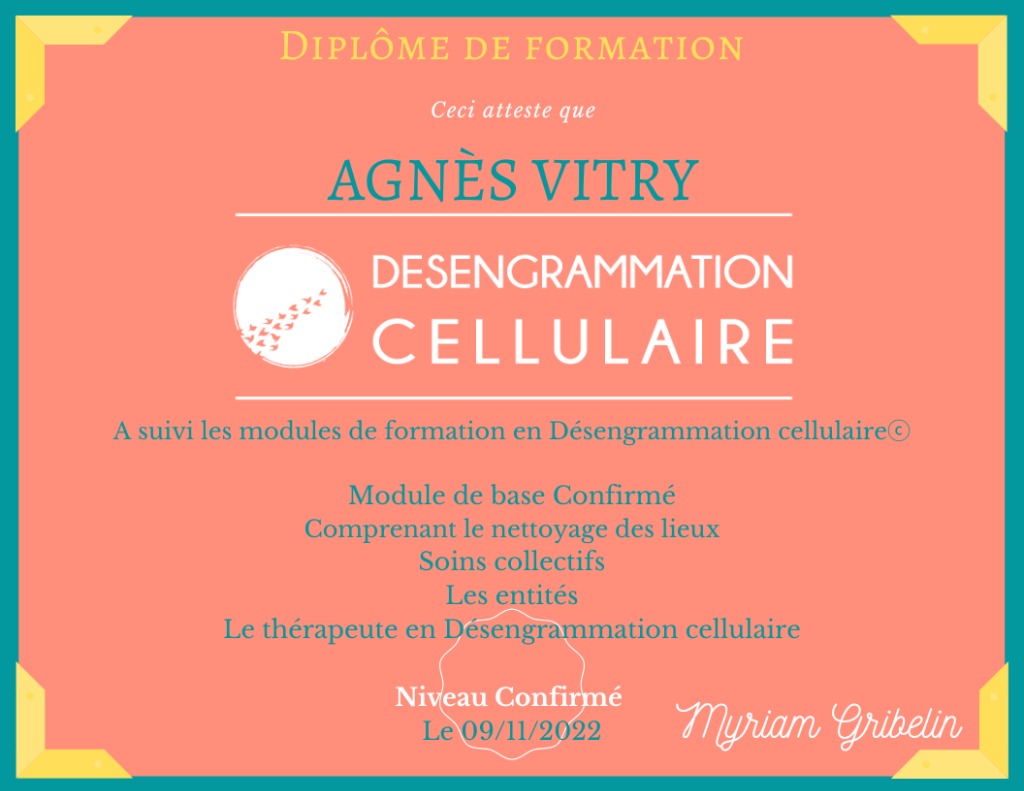 photo diplome L’émerveille d’Agnès