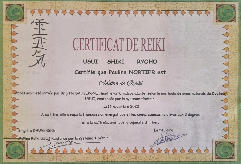 photo diplome Pauline NORTIER