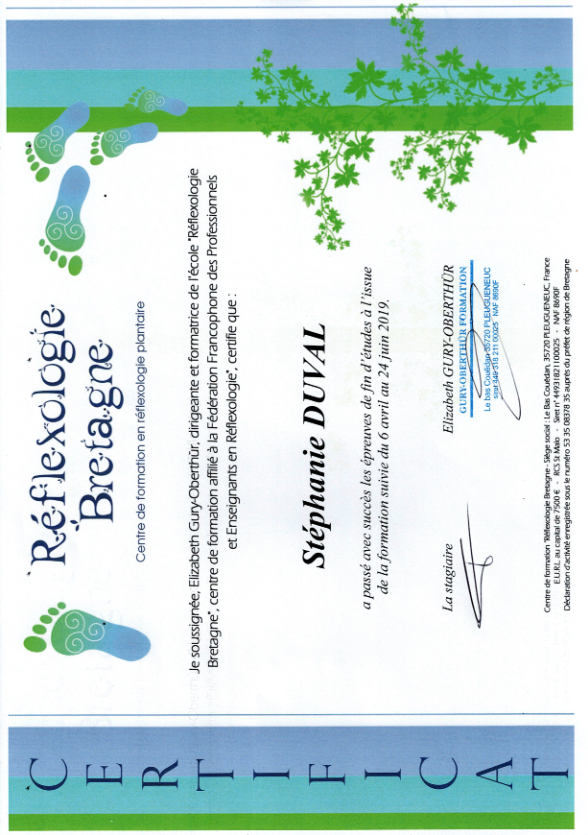 photo diplome Stéphanie Duval 