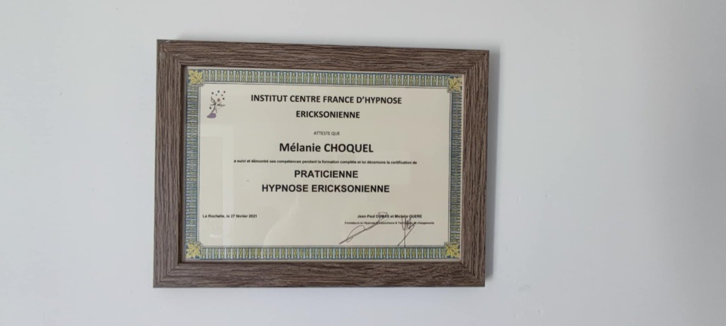 photo diplome Choquel Mélanie