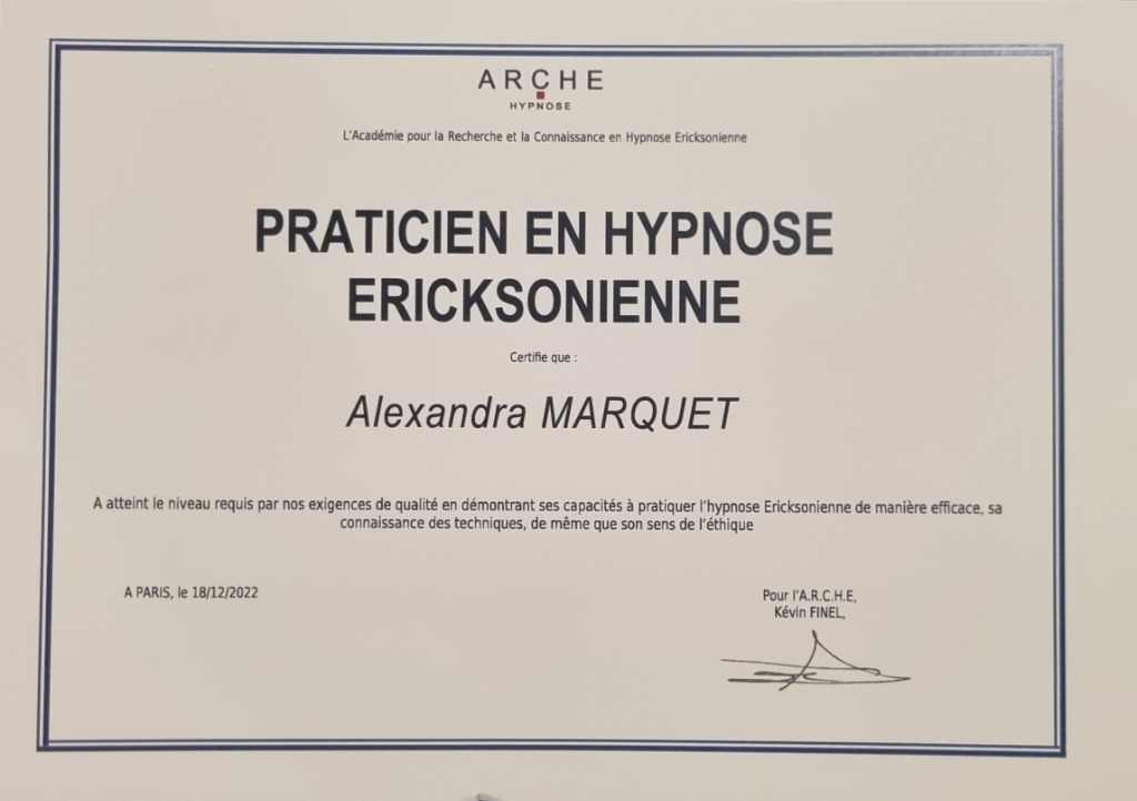 photo diplome Alexandra Marquet