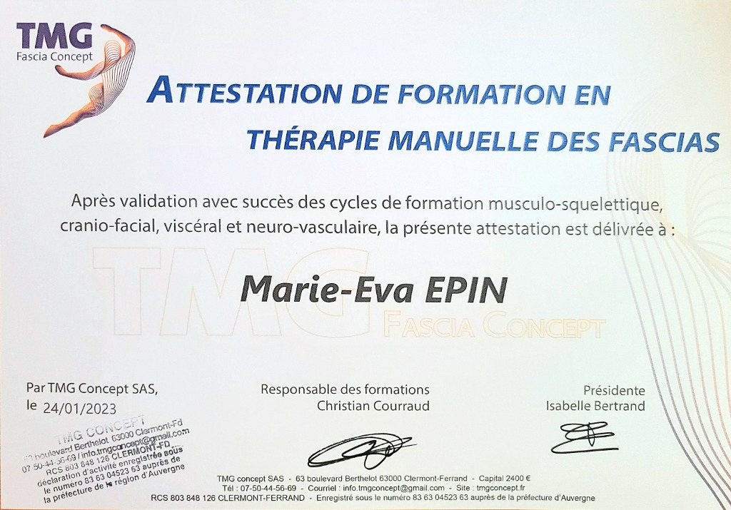 photo diplome Marie-Eva EPIN