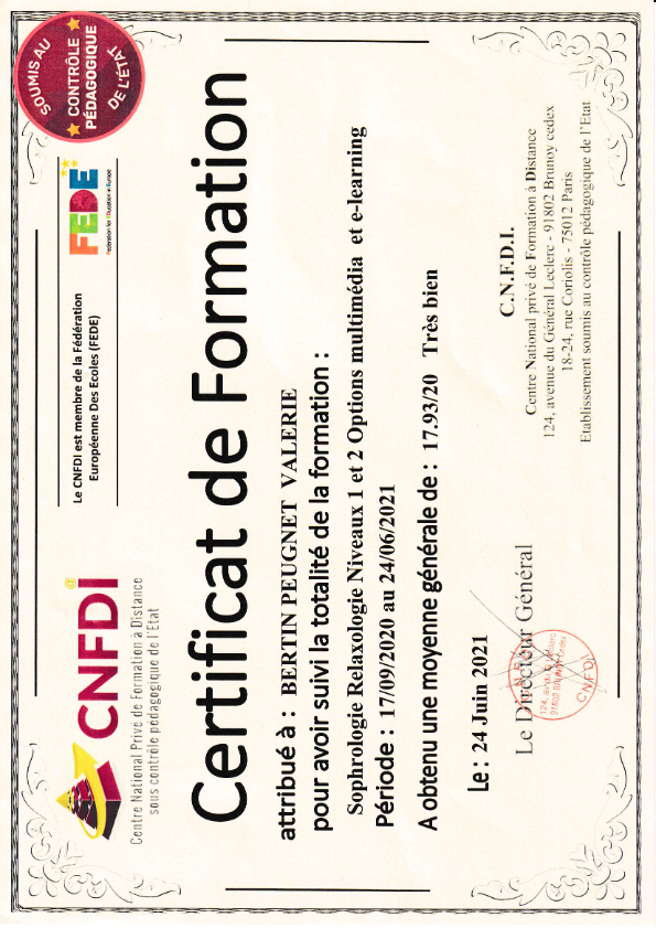 photo diplome Opibus-Sophrologie