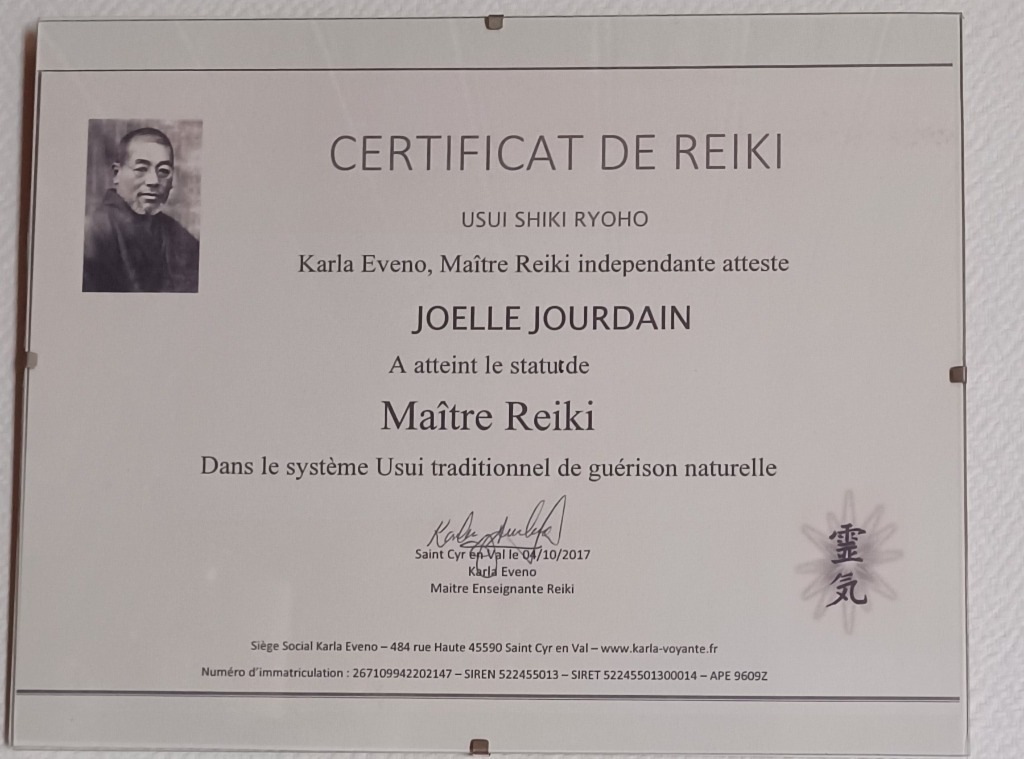photo diplome Joëlle Jourdain