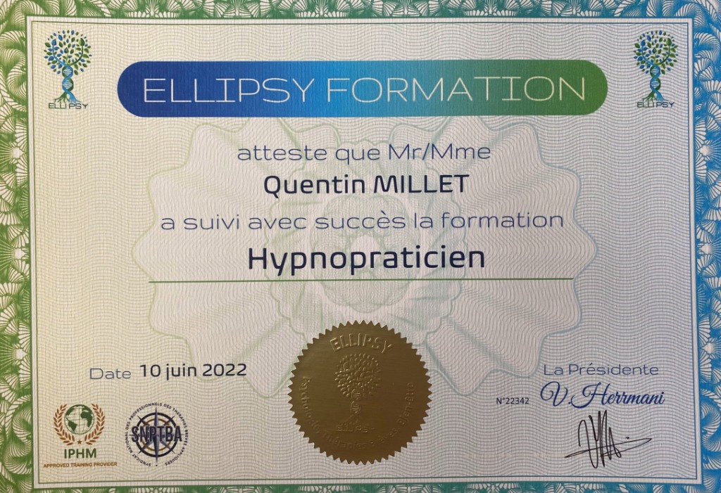 photo diplome Quentin Millet