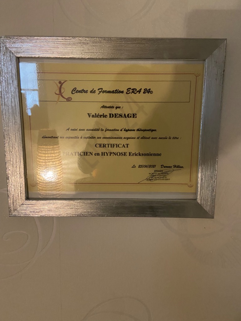 photo diplome Desage Valérie 