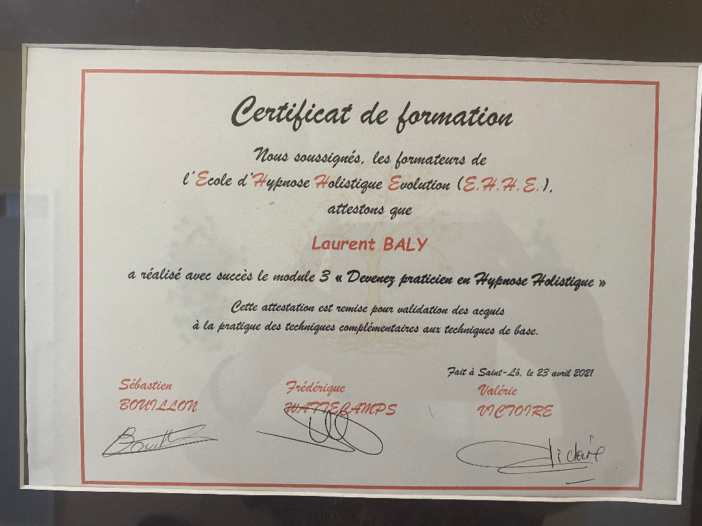 photo diplome Baly Laurent
