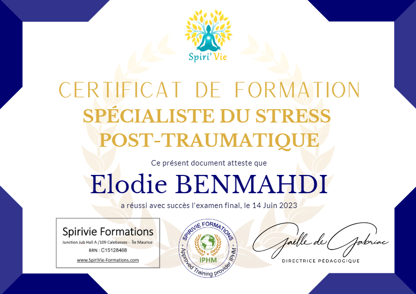 photo diplome ELODIE BENMAHDI