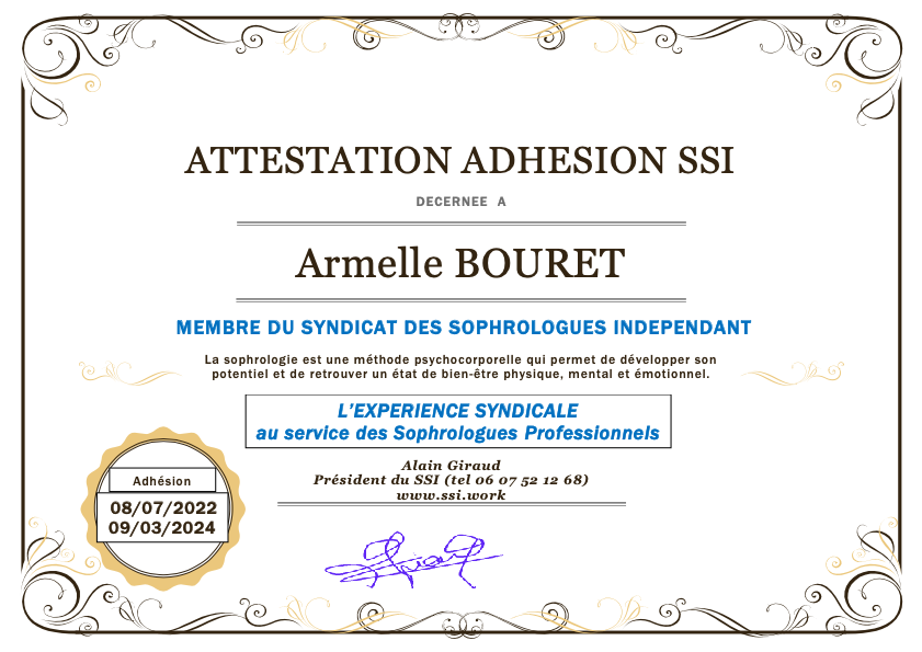 photo diplome Bouret Armelle