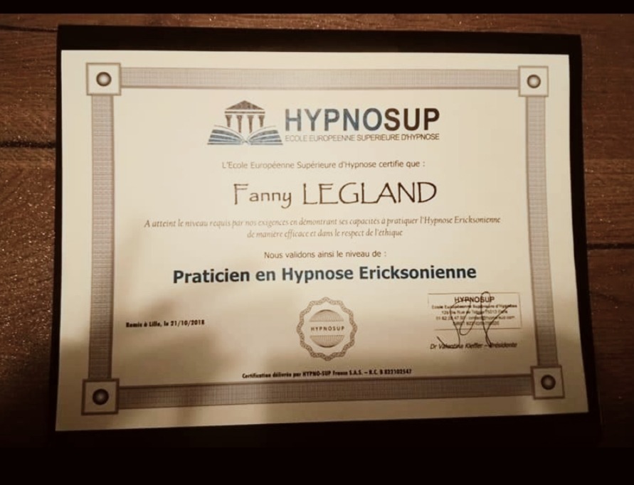 photo diplome Fanny Legland 