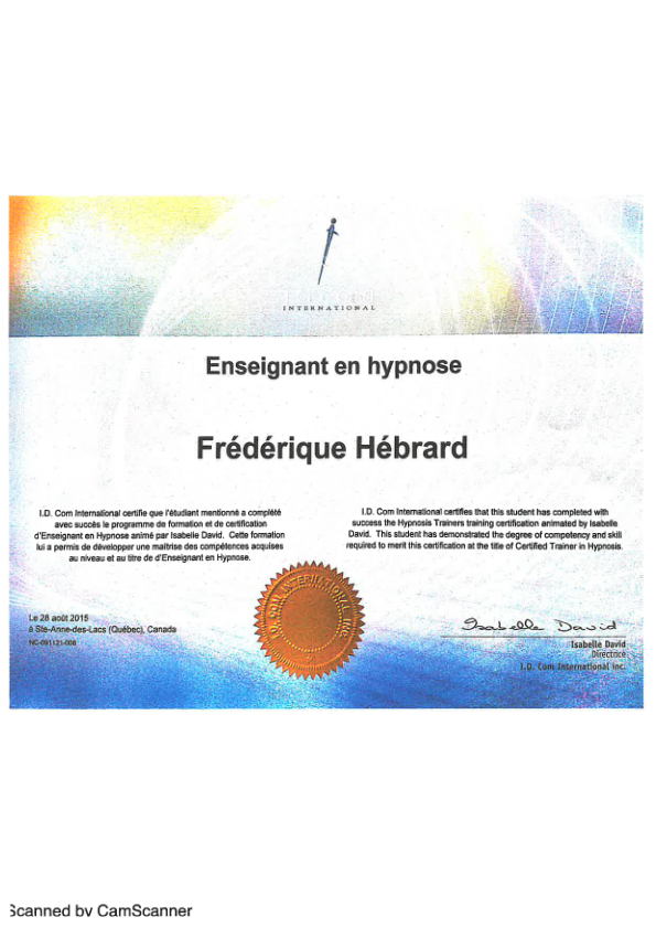 photo diplome Frédérique Beaulieu