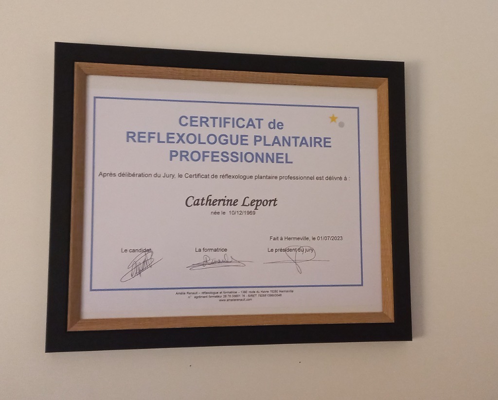 photo diplome Catherine leport