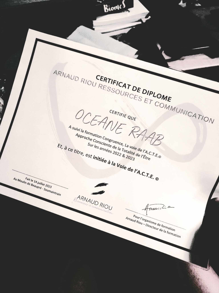 photo diplome Océane Joliet