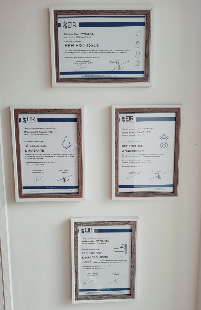 photo diplome Aline Tavaglione