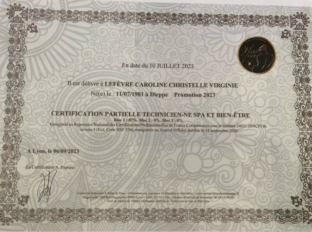 photo portrait LEFEVRE CAROLINE - Les champs du bien être