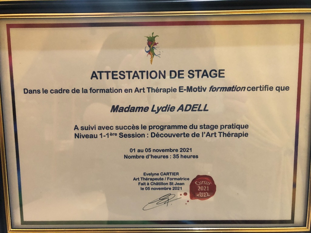 photo diplome Adell Lydie 3 Pôles