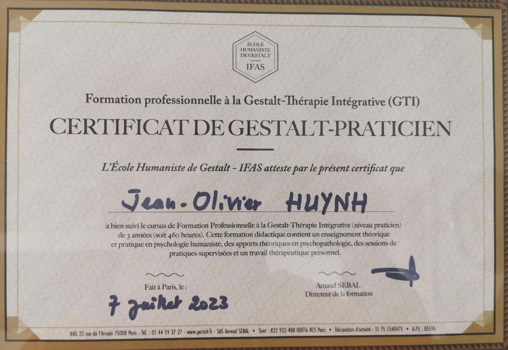 photo diplome Jean-olivier Huynh