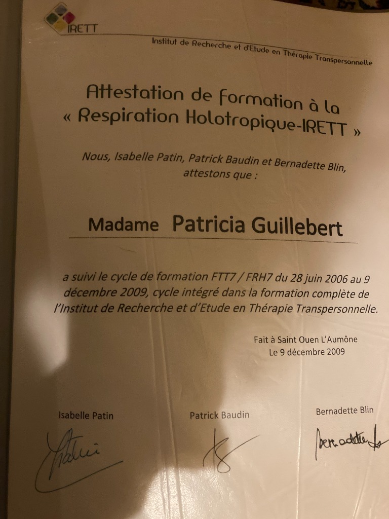 photo diplome Patricia Camilleri-Paupe