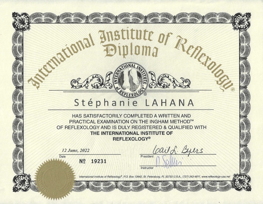 photo diplome Stéphanie Lahana