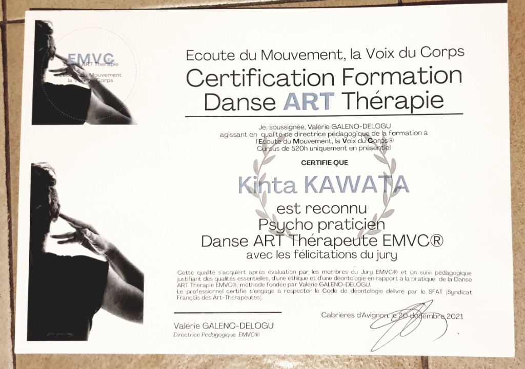 photo diplome Kinta KAWATA