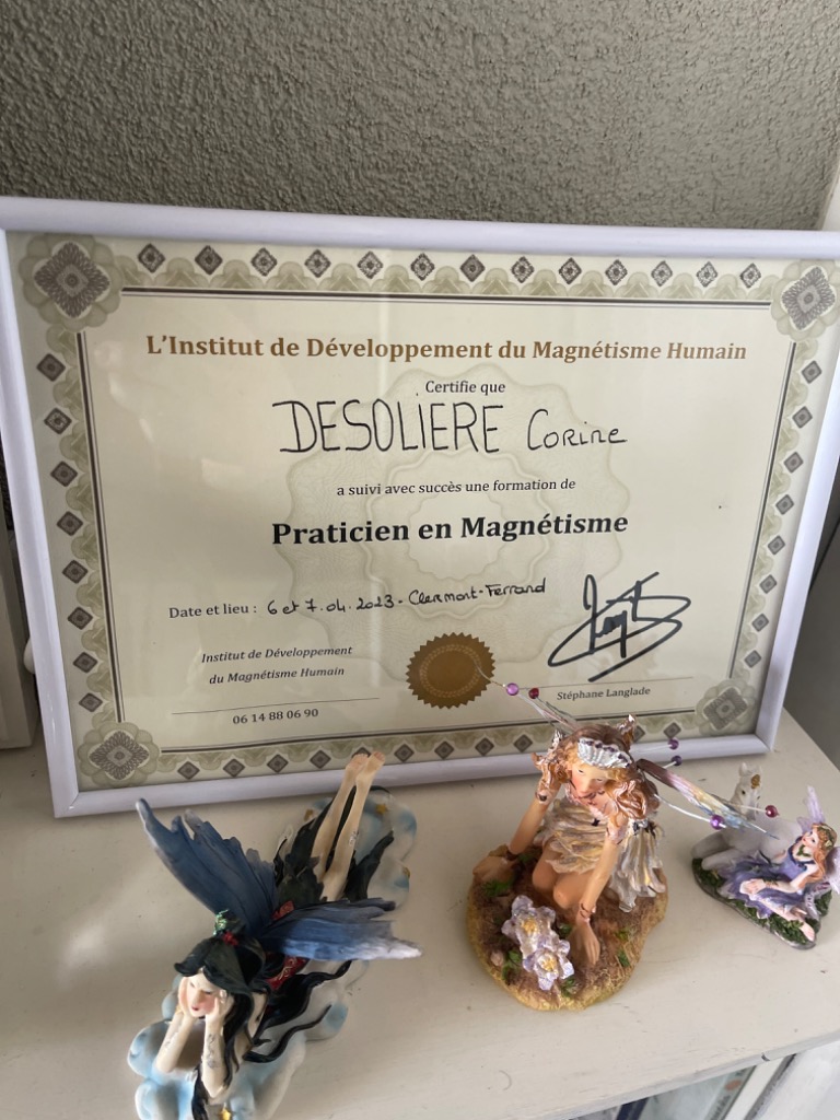 photo diplome CORINE DESOLIERE