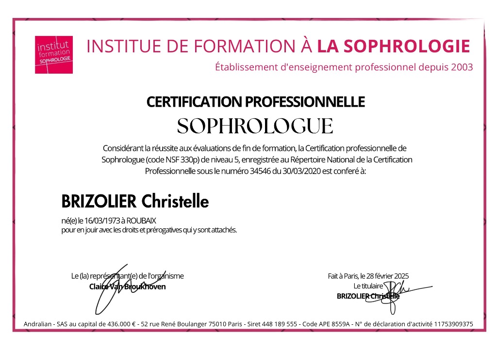 photo activite Christelle Brizolier