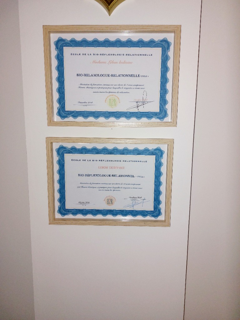 photo diplome Ludivine Réflex’Zen