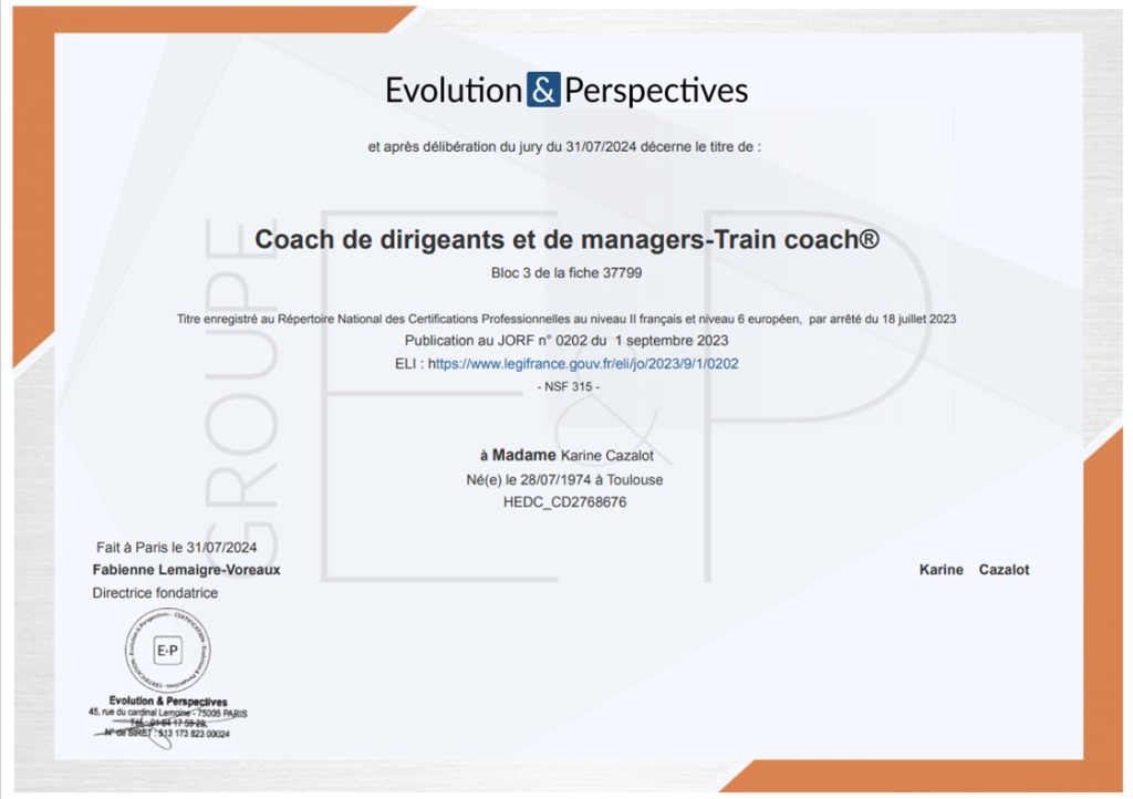 photo activite Karine Cazalot