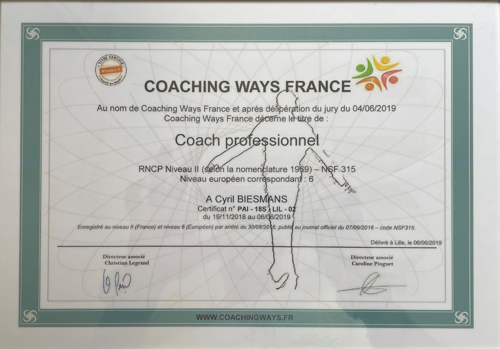 photo diplome Cyril Biesmans