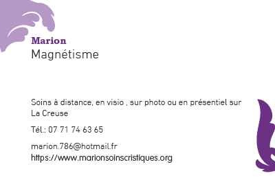 photo cabinet Marion Magnétisme