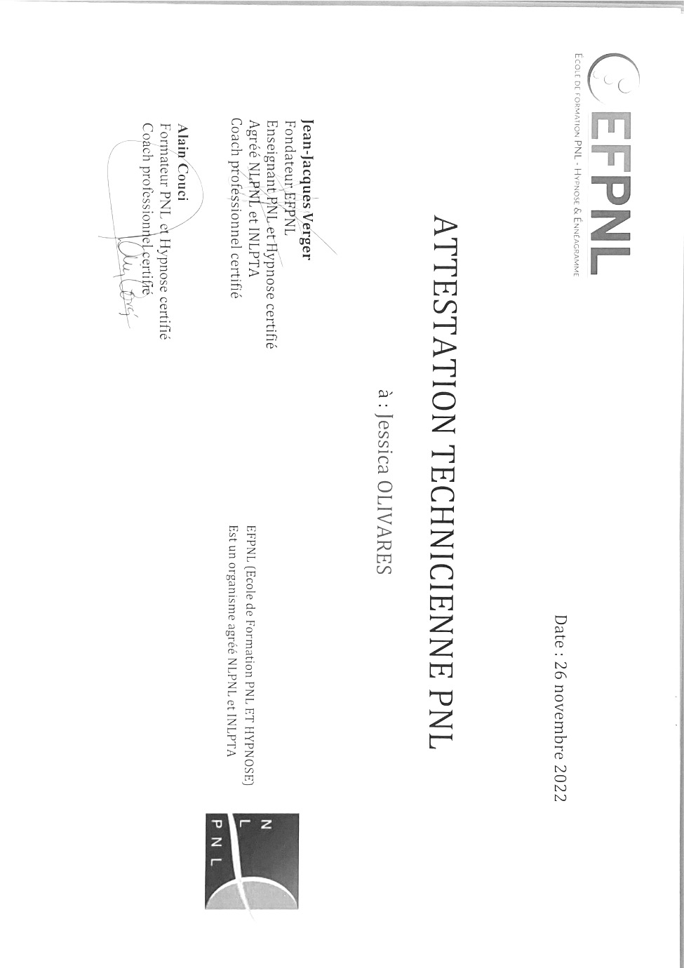 photo diplome Jessica Olivares