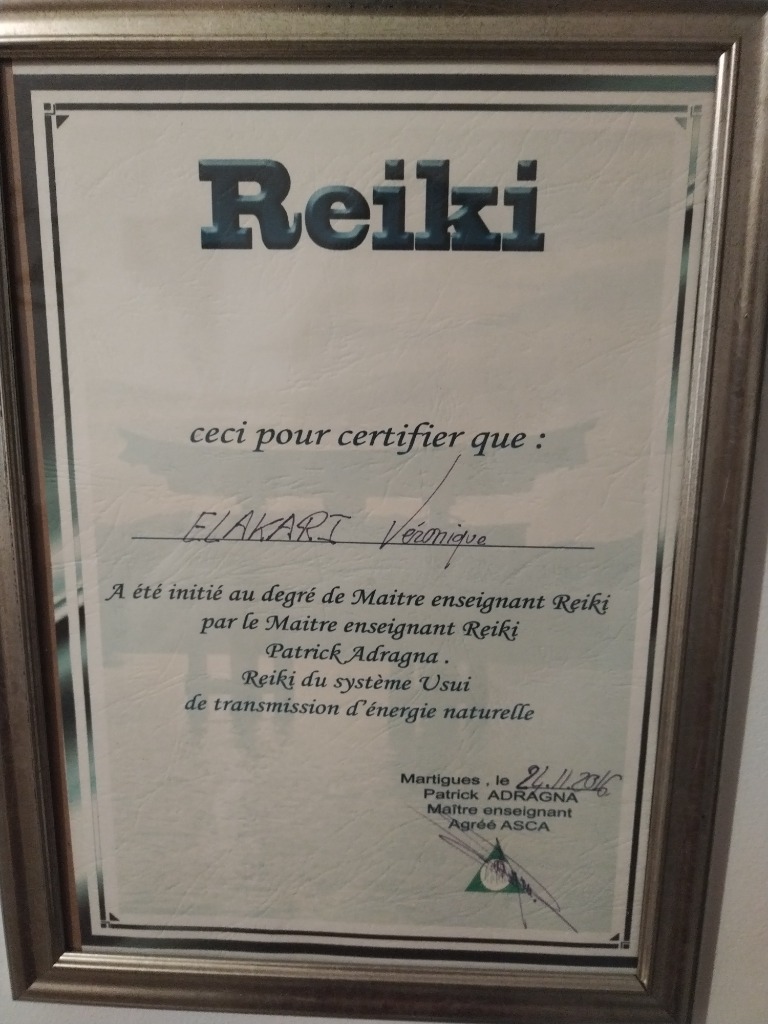 photo diplome Éveil du Lotus Blanc 