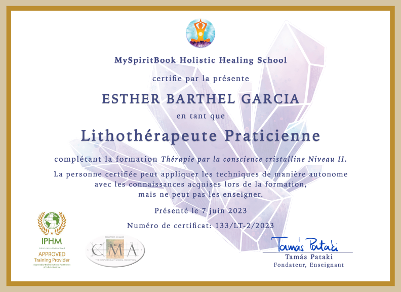 photo diplome Barthel Esther