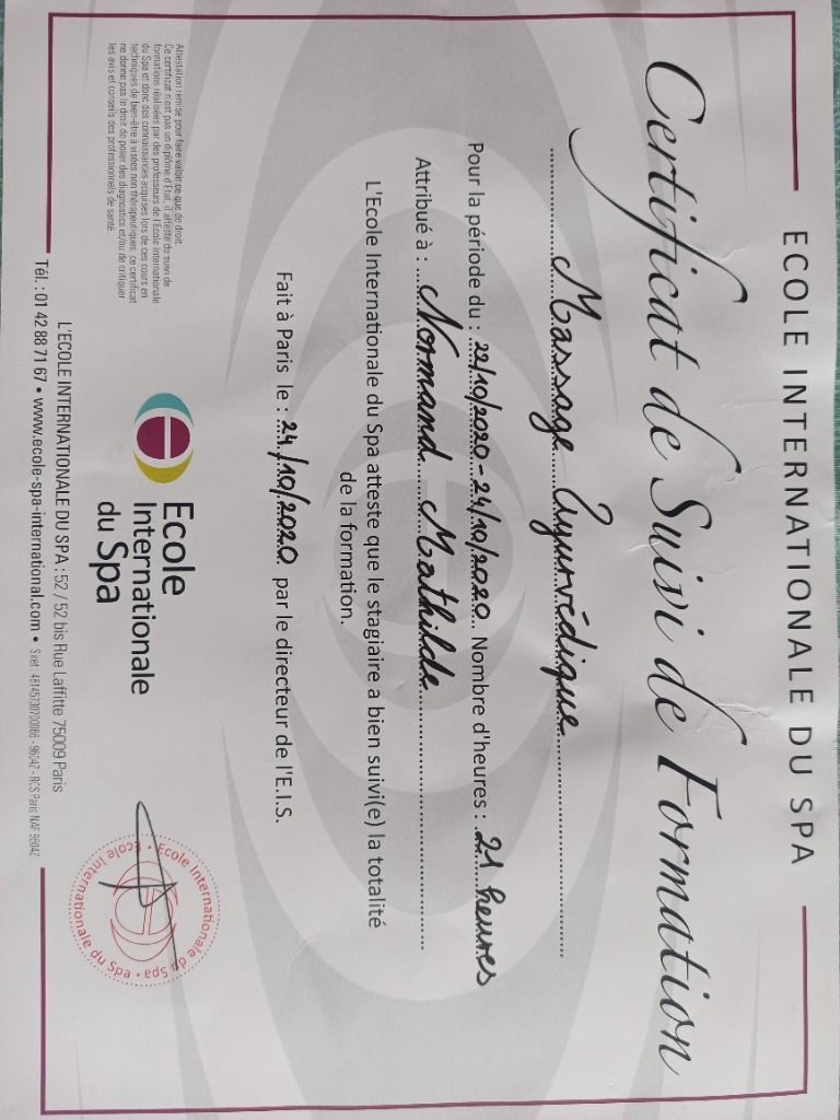 photo diplome Mathilde Normand