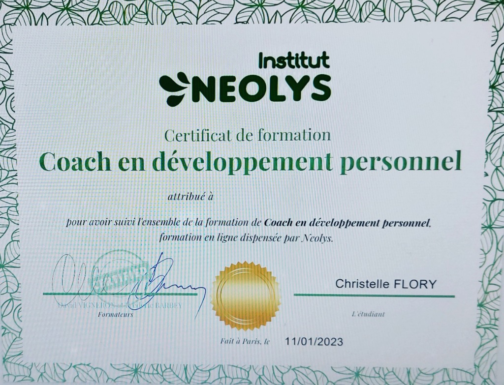 photo diplome Christelle Flory