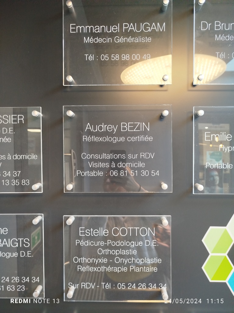 photo cabinet La Santé par les Pieds