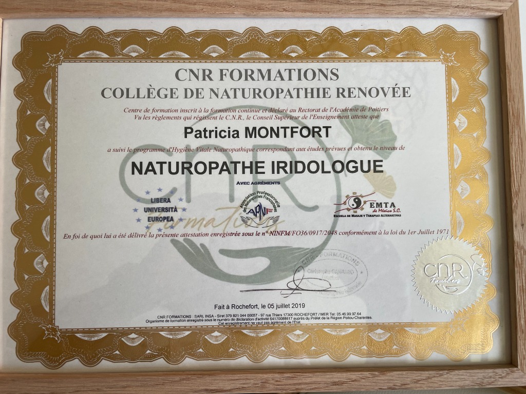 photo diplome Patricia Montfort